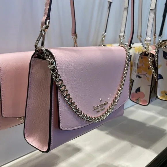 Kate Spade Carson Convertible Crossbody Chalk Pink - Picture 4 of 16